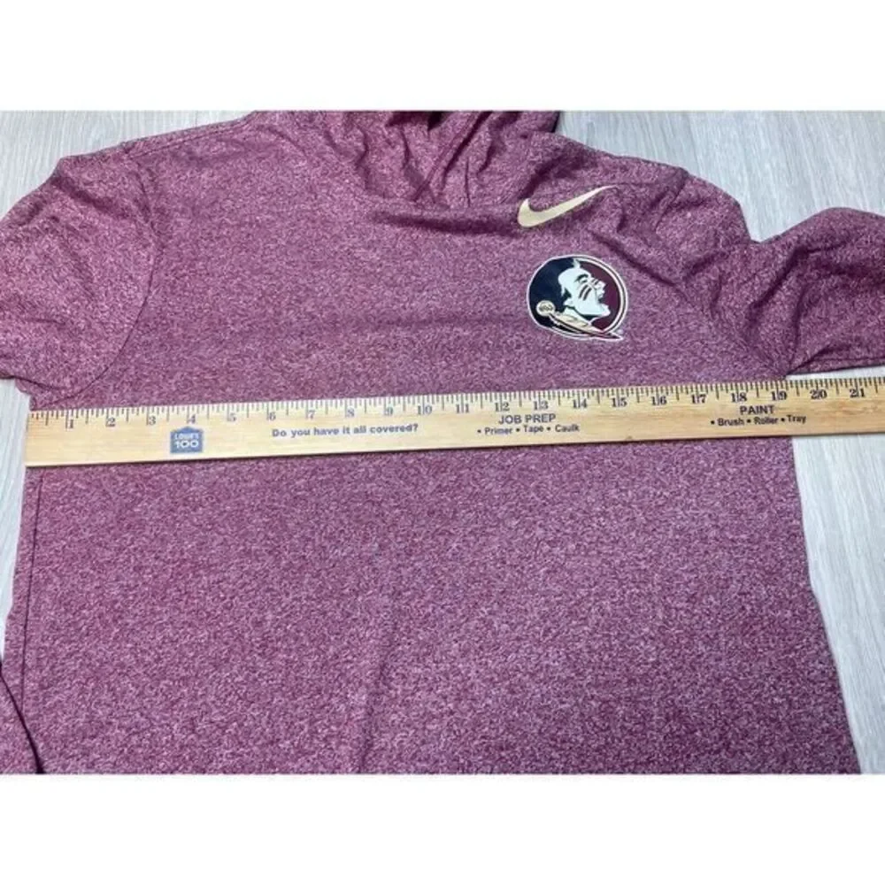 Florida State University FSU Shirt Hoodie Women Small Red Seminoles‎ Spell out